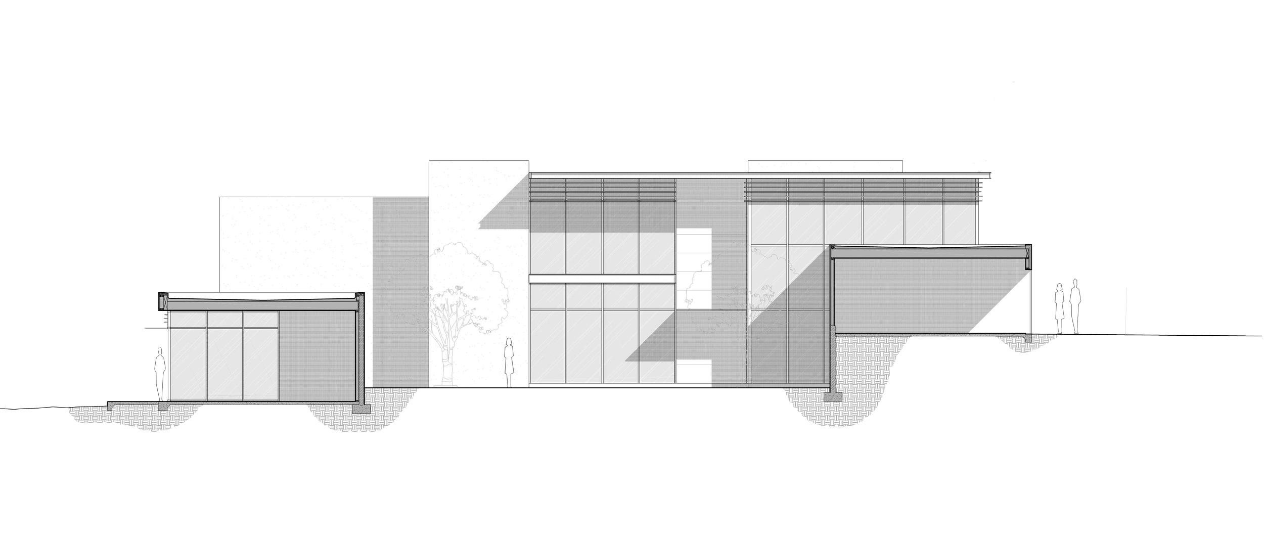 Architectural drawings of East Mountain Drive residence, by The Warner Group Architects Inc.